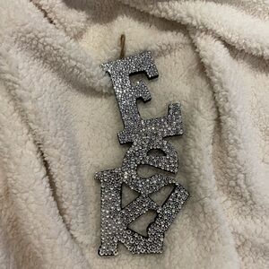 Halloween rhinestone “EEK!” sign